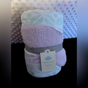 Cloud Island Velboa Baby Blanket.